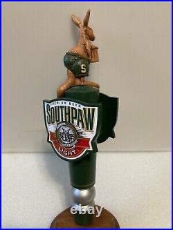 MILLER SOUTHPAW LIGHT draft beer tap handle. Miller/Coors. 2004-2013 Retired