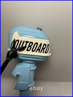 MKE MILWAUKEE BREWING OUTBOARD Draft beer tap handle. WISCONSIN. Closed