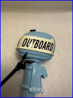 MKE MILWAUKEE BREWING OUTBOARD Draft beer tap handle. WISCONSIN. Closed