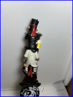 MKF MONKEY KNIFE FIGHT DRUNK KARATE MONKEYS FIGHTING Draft beer tap handle. USA