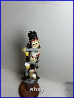 MKF MONKEY KNIFE FIGHT DRUNK KARATE MONKEYS FIGHTING Draft beer tap handle. USA
