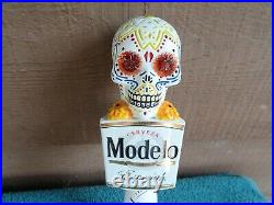 MODELO DAY OF THE DEAD TAP HANDLE MOTION FLASHING EYES, new in the box