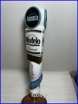 MODELO ESPECIAL SEATTLE KRAKEN NHL GOLD STANDARD Draft beer tap handle. MEXICO