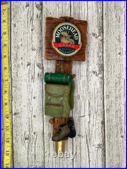 MOOSEHEAD LAGER / 12 Figural Beer Tap Handle (Camping, Backpacker RARE!)