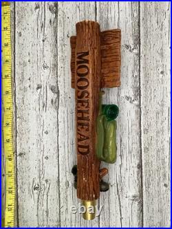 MOOSEHEAD LAGER / 12 Figural Beer Tap Handle (Camping, Backpacker RARE!)