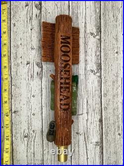 MOOSEHEAD LAGER / 12 Figural Beer Tap Handle (Camping, Backpacker RARE!)