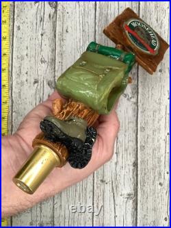 MOOSEHEAD LAGER / 12 Figural Beer Tap Handle (Camping, Backpacker RARE!)