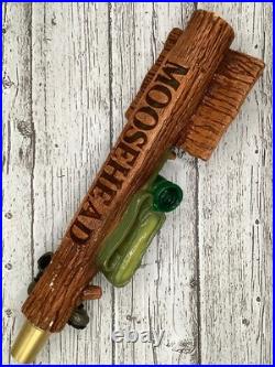 MOOSEHEAD LAGER / 12 Figural Beer Tap Handle (Camping, Backpacker RARE!)