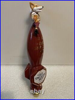 MORLAND BREWING OLD SPECKLED HEN ENGLISH ALE draft beer tap handle. ENGLAND