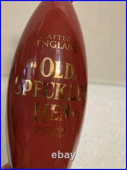 MORLAND OLD SPECKLED HEN draft beer tap handle. UK