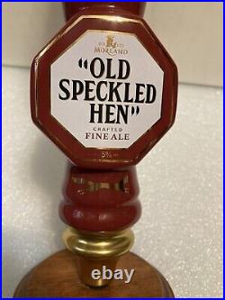MORLAND OLD SPECKLED HEN draft beer tap handle. UK