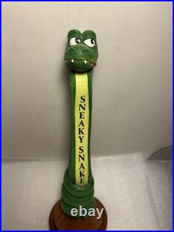 MOUNTAIN FORK BREWING FLAGSHIP SNEAKY SNAKE Draft beer tap handle. OKLAHOMA