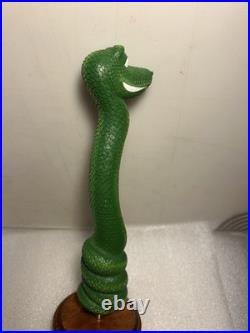 MOUNTAIN FORK BREWING FLAGSHIP SNEAKY SNAKE Draft beer tap handle. OKLAHOMA