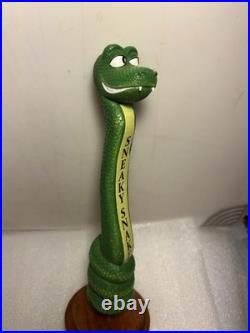 MOUNTAIN FORK BREWING FLAGSHIP SNEAKY SNAKE Draft beer tap handle. OKLAHOMA