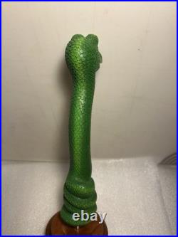 MOUNTAIN FORK BREWING FLAGSHIP SNEAKY SNAKE Draft beer tap handle. OKLAHOMA