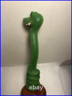 MOUNTAIN FORK BREWING FLAGSHIP SNEAKY SNAKE Draft beer tap handle. OKLAHOMA
