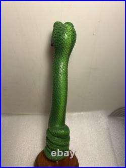 MOUNTAIN FORK BREWING FLAGSHIP SNEAKY SNAKE Draft beer tap handle. OKLAHOMA