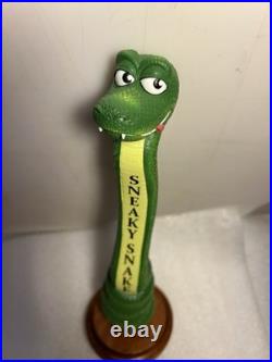 MOUNTAIN FORK BREWING FLAGSHIP SNEAKY SNAKE Draft beer tap handle. OKLAHOMA