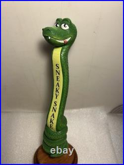 MOUNTAIN FORK BREWING FLAGSHIP SNEAKY SNAKE Draft beer tap handle. OKLAHOMA