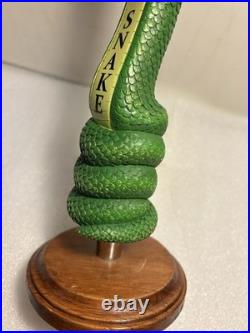 MOUNTAIN FORK BREWING FLAGSHIP SNEAKY SNAKE Draft beer tap handle. OKLAHOMA