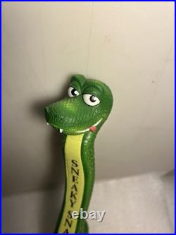 MOUNTAIN FORK BREWING FLAGSHIP SNEAKY SNAKE Draft beer tap handle. OKLAHOMA