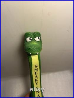 MOUNTAIN FORK BREWING FLAGSHIP SNEAKY SNAKE Draft beer tap handle. OKLAHOMA