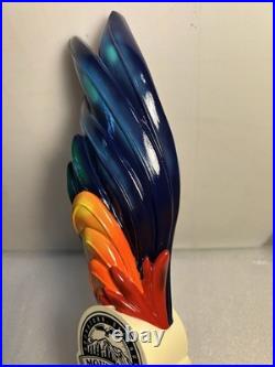 MOUNTAIN FORK BREWING THE ROOSTER MEXICAN ALE Draft beer tap handle. OKLAHOMA MOUNTAIN FORK BREWING THE ROOSTER MEXICAN ALE Draft beer tap handle. OKLAHOMA