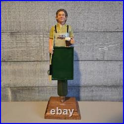 Madison River Brewing Dropper IPA Figurine Beer Tap Handle with Complete Badge Set