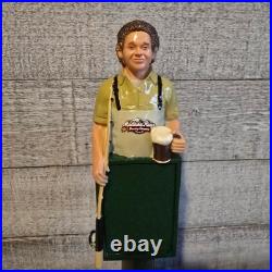 Madison River Brewing Dropper IPA Figurine Beer Tap Handle with Complete Badge Set