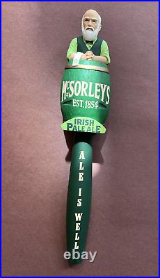 McSorley's Irish Pale Ale Beer Tap Handle Bartender RARE Pristine Condition