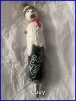 Melted Snowman Whitestone Brewery Tap Handle