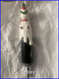 Melted Snowman Whitestone Brewery Tap Handle