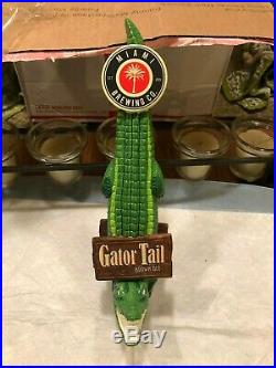 Miami Brewing Gator tail tap handle
