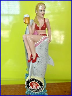 Miami Brewing Shark BEER Tap Handle Bait Bikini Girl 12 FLORIDA Brewery BAR