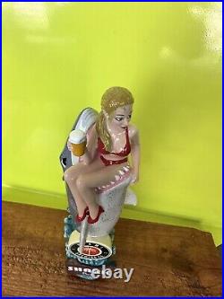 Miami Brewing Shark BEER Tap Handle Bait Bikini Girl 12 FLORIDA Brewery BAR