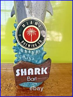 Miami Brewing Shark BEER Tap Handle Bait Bikini Girl 12 FLORIDA Brewery BAR