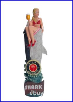 Miami Brewing Shark Bait Draft Beer Tap Handle Tapper Mancave Bar Pub