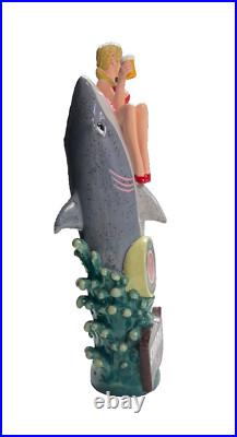 Miami Brewing Shark Bait Draft Beer Tap Handle Tapper Mancave Bar Pub