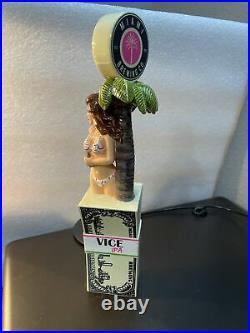 Miami Brewing VICE IPA Bikini Cop Money Keg Tap Handle NEW Florida 12 Tall NIB