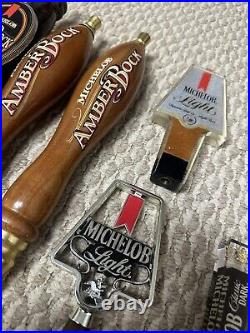 Michelob Amberbock Tap Handle Lot NEW Used Mixed Collectible Man Cave Pub