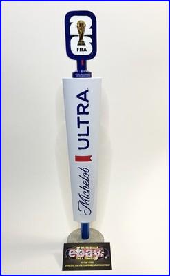 Michelob Ultra FIFA World Cup 2026 Beer Tap Handle 16 Tall Brand New In Box