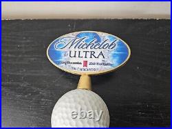 Michelob Ultra Golf Balls Beer Tap Handle Man Cave Garage Car Shifter RARE