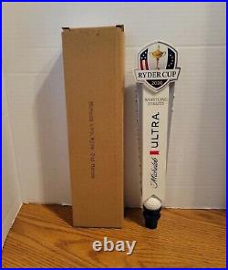 Michelob Ultra beer ryder cup Whistling Straits golf 2020 Tap Handle bar mib