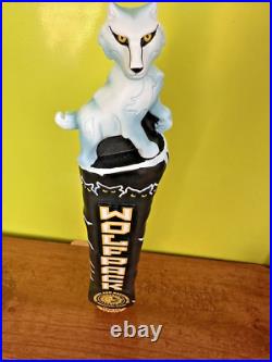 Midnight Sun WOLF Pack BEER Tap Handle 12 ANCHORAGE ALASKA Brewery KEG PUB BAR