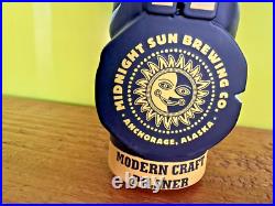 Midnight Sun WOLF Pack BEER Tap Handle 12 ANCHORAGE ALASKA Brewery KEG PUB BAR