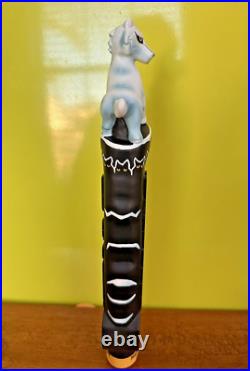 Midnight Sun WOLF Pack BEER Tap Handle 12 ANCHORAGE ALASKA Brewery KEG PUB BAR