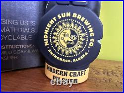 Midnight Sun WOLF Pack BEER Tap Handle 12 ANCHORAGE ALASKA Brewery KEG PUB BAR