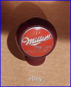 Miller High Life Beer Ball Knob Tap Handle circa 1930's/1940's