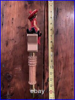 Miller High Life Beer Tap Handle Girl Lady on the Moon 13 Inches Tall