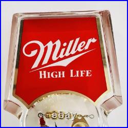 Miller High Life Mepps 3 Fishing Lure Acrylic Beer Tap Handle Vintage Outdoors